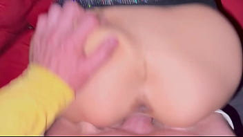 Preview 3 of Dogy Styl Long Breast - slut came to the club without underpants and got fucked by everyone and cum in her pussy