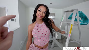 Preview 1 of Sister And Brathaer - Surprising My Hotwife with a Big Dick Pounding from Our Handyman