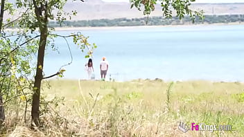 Preview 3 of Xoxoxo D Vorah - She flaunts her BIG TITS in public before a glorious outdoor sex session! Natali Quinn