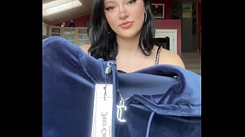Preview 1 of Beeg Bdsm - Juicy Couture Velour Tracksuit Unboxing and Try On