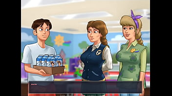 Preview 4 of Kordia Iran - Summertime Saga Cap 12 - Trabajando En El Jardin De La MILF Diana