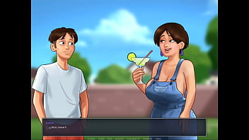 Preview 4 of Retro Tanned - Summertime Saga Cap 11 - Trabajando Para La MILF Diana