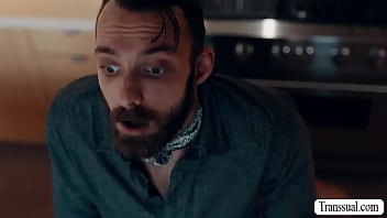 Preview 2 of Mother Daughter Son Sex Story - Straight stepson analed by Trans woman