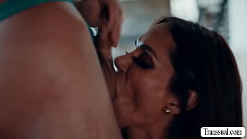 Preview 3 of Mother Daughter Son Sex Story - Straight stepson analed by Trans woman