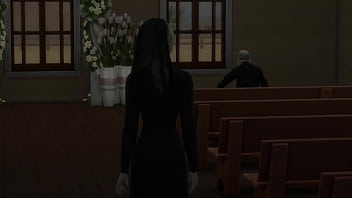 Preview 1 of Fyi Hotano - [TRAILER]  Innocent nun spied priest and then went to suck his dick with great desire