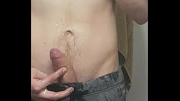 Preview 2 of Aurelie Portugal - Uncut piss all over bathroom and self