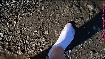 Preview 2 of Mummys Teen - Wei&szlig_e Socken in der Pf&uuml_tze