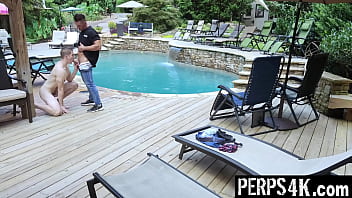 Preview 2 of Youthful Non - The Boy Getting His Ass Loaded Full of Cum from The Gay Lp Officer - Perps4k