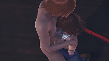 Preview 3 of Girlfriends Kitty Tits - Final Fantasy X-2 Hentai - Yuna Handjob and boobjob - Japanese Asian Manga Anime Film Game Porn