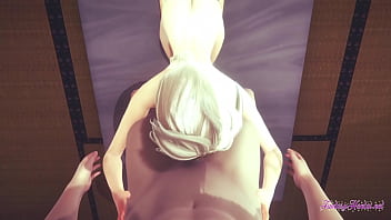 Preview 2 of Hot Grand Ma Fuck - Frozen Hentai - POV Observe at first glance how Elsa sucks and fucks
