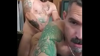 Preview 1 of Threesome Skut - Butt fuxking in the mirror