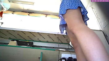 Preview 1 of Indian All Family Sex - Sexy blonde step sister voyer hidden camera upskirt at work part 11
