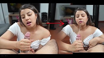 Preview 4 of Bokep Barat Lagi Camping - Amateur handjob - My stepsister helps me with my erection problem...