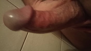 Preview 3 of Cutest Tit Ever - Playing with the penis before the shower