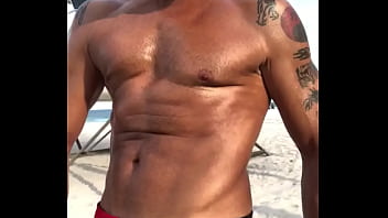 Preview 4 of Bleck Ked - TAN  BEACH BODY PORN STAR MAXXX LOADZ