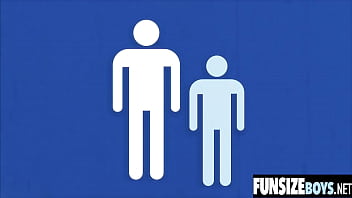 Preview 1 of Ariana Jollee Condom - Perfect Latin twink riding hairy ginger silverdaddy bear bareback-FUNSIZEBOYS.NET