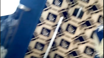 Preview 1 of Licking A Bestie Pussy - Kenyan City shuttle upskirt view