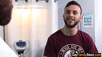 Preview 2 of Gia Paige Lesbo - Gay doctor examines his step cousin&#039_s ass