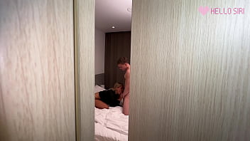 Preview 1 of Hindi Gand Sex - MY CUCKOLD HUSBAND PEEPING ON ME