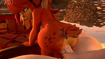 Preview 2 of Xxxvote - Snow Fawn Poppy riding a big dick