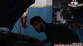 Preview 1 of Baby Teen Hams - spanish latina amateur milf fuck in garage