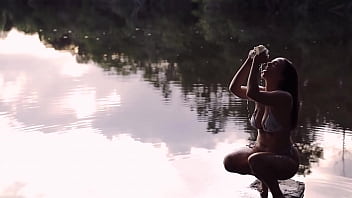Preview 3 of Cutr 18 - Claudia bavel nude in the forest