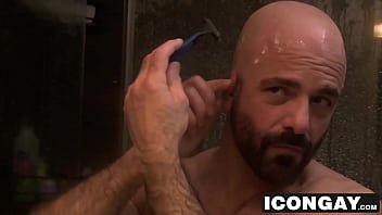 Preview 1 of Alanis Movies - Hot jock slurping and sucking his bestfriends dick