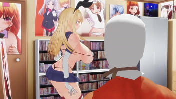 Preview 1 of Tube Squirt Foamy Grool Creamy - MMD Bismarck - Ghost Dance Humiliation