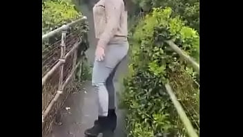 Preview 4 of Sucking Son And Sister - Lovely day for a walk! #publicpee #wetting