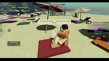 Preview 1 of Erotik Inserate - Roblox Condo #2: Sucking a huge cock in the Beach!
