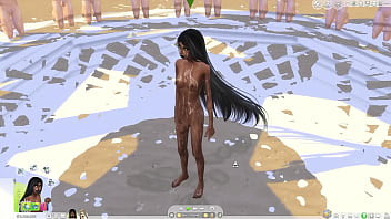 Preview 2 of 10 Men Xxx One Woman - layers of cum mod sims 4 bukkake