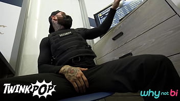 Preview 1 of Sawhorse Torture10 - Steamy Bisexual Threesome At The Airport With Shana Lane,  Theo Brady And Tony D&#039_Angelo - TWINKPOP