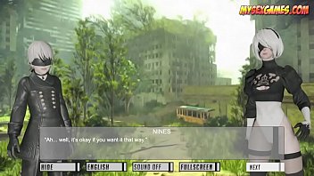 Preview 4 of Sex Uorp - NieR: FucKtomata - Horny Girls in Sexy Game Play