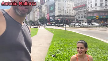 Preview 2 of Mia Khalifa First Time Poren - Argentinian Fitness Babe Gets Picked Up