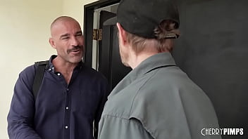 Preview 1 of Johnny Sins Green Dress - Sweet Petite Asian Jade Kimiko Gets Found Hiding in the Kitchen and Takes On Charles Dera&#039_s Big Cock