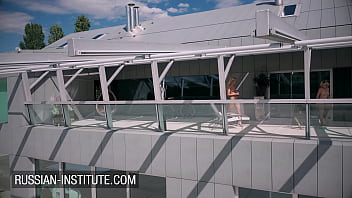 Preview 1 of Lola Chavez - Super sensual threesome at the institute