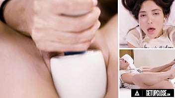 Preview 4 of Nude Bollywood Fakes - UP CLOSE - How Women Orgasm With Petite Jane Wilde! INTENSE EYE ROLLING HITACHI ORGASM! FULL SCENE