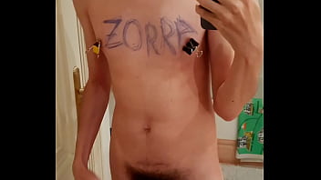 Preview 3 of Borrachas De Uruguay - Slave with binder clips