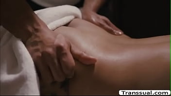 Preview 2 of Nurse Cant Resist Bbc - TS Eva loves sucking her Masseuse dick