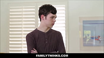 Preview 1 of Farun Sex Video - FamilyTwinks - Skinny Twink Stepson Family Sex With Stepdad After Problem In Class - Dakota Lovell,   Joel Someone