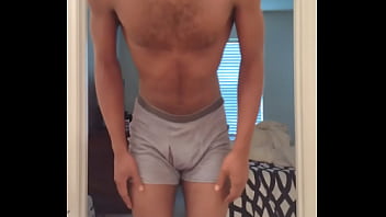 Preview 3 of Spy Tug Creampie - Workout 1