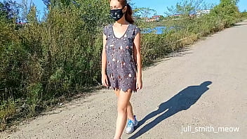 Preview 2 of Analxx Tube - Juli walks in transparent dress