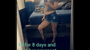 Preview 3 of Lady Attracting Man - Barley 18 pregnant by