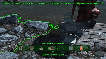 Preview 3 of Hairy Pussy Groped - FALLOUT 4 Hinata the Asian Survivor [Part 11] - Relaxing Time