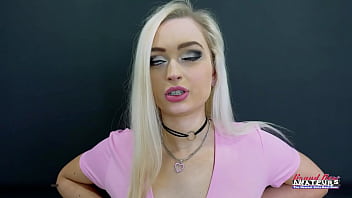 Preview 1 of Just Pakistani Vedio - Blonde Beauty Starlette Storm Stuffs Her Pussy With A Dildo And A Big Cock!