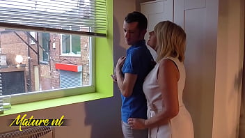 Preview 1 of Sonic Liwn - British MILF Amy Seduced Young Handyman To Fuck Her
