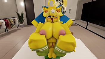 Preview 4 of Poleis - Furry Noob Couple Fucking In a Modern Robloxian House