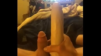 Preview 1 of Punishments Rape - Ronpinelli898 putting a giant dildo up my ass