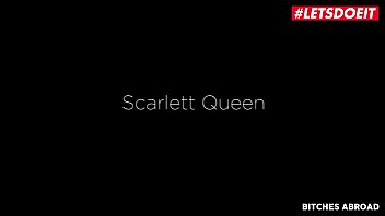 Preview 1 of Bokep Pertama Kali Nya Seru - LETSDOEIT - Big Tits Brunette Scarlett Queen Let A Stranger To Pound Her Wet Pussy