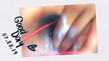Preview 2 of Hot Bed Roon - Black creamy pussy solo